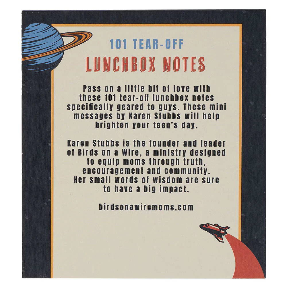 101 Blue Space Lunchbox Notes for Guys - Image 2