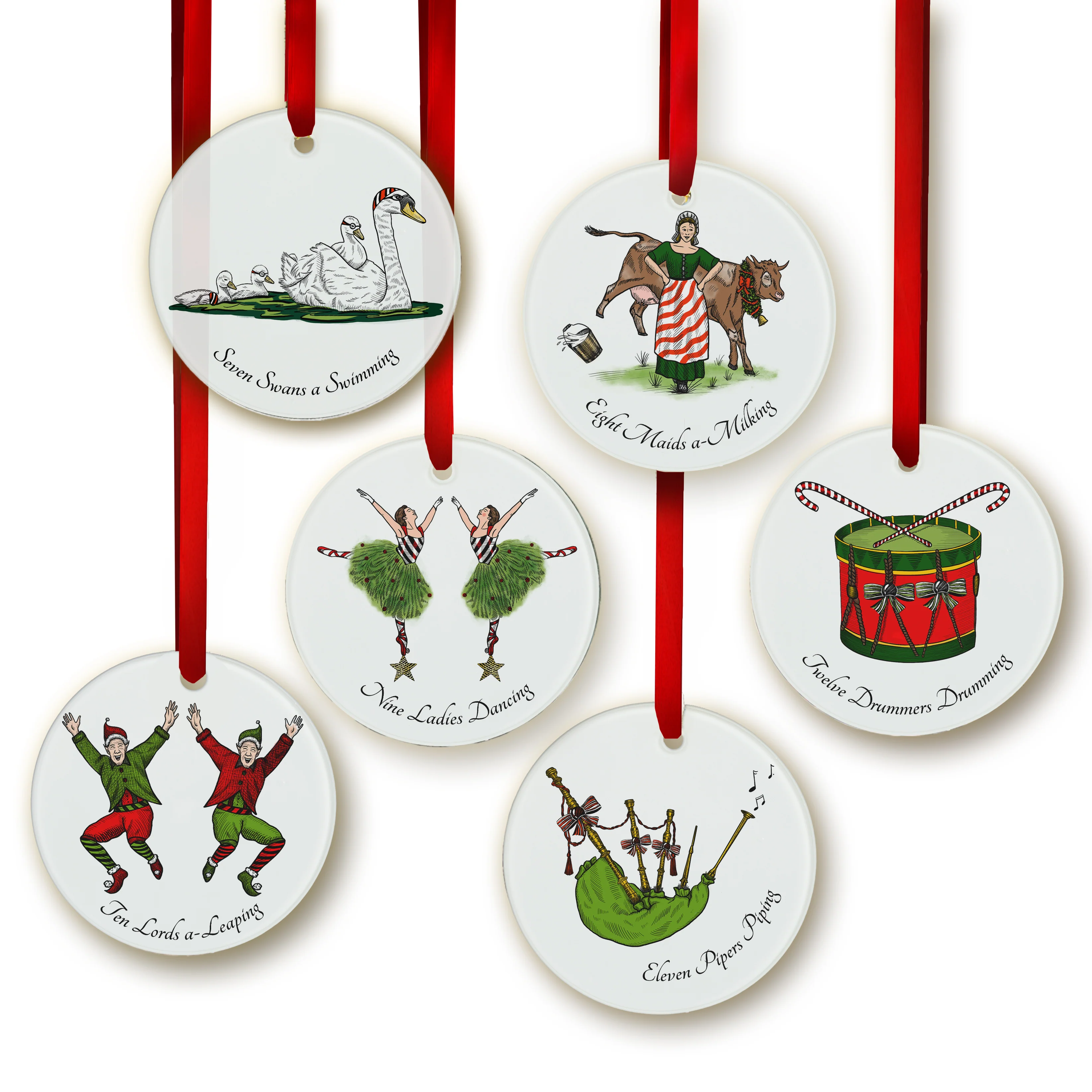12 Days of Christmas Ornaments - Set of 12 - Image 4