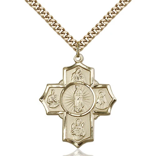 14kt Gold Filled 5-Way Motherhood Pendant