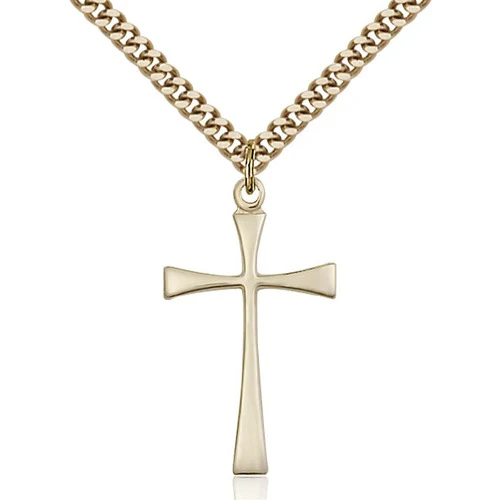 14kt Gold Filled Maltese Cross Pendant