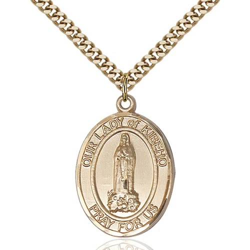 14kt Gold Filled Our Lady of Kibeho Pendant
