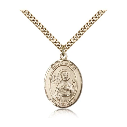 14kt Gold Filled St. John the Apostle Pendant w/ chain