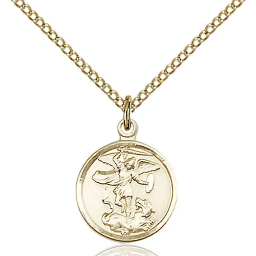 14kt Gold Filled St. Michael the Archangel Pendant - 2509068