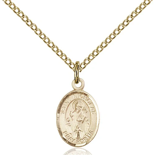 14kt Gold Filled St. Nicholas Petite Pendant