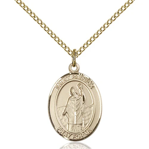 14kt Gold Filled St. Patrick Pendant
