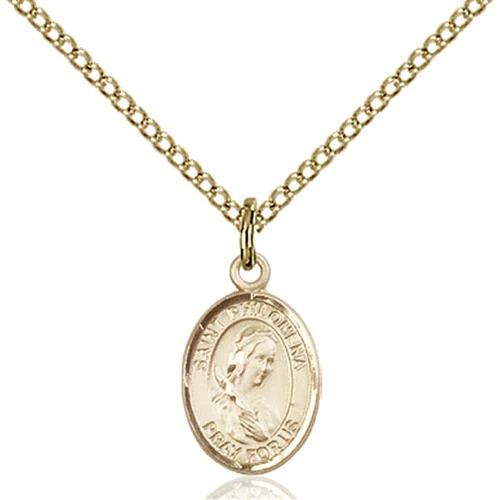 14kt Gold Filled St. Philomena Petite Pendant
