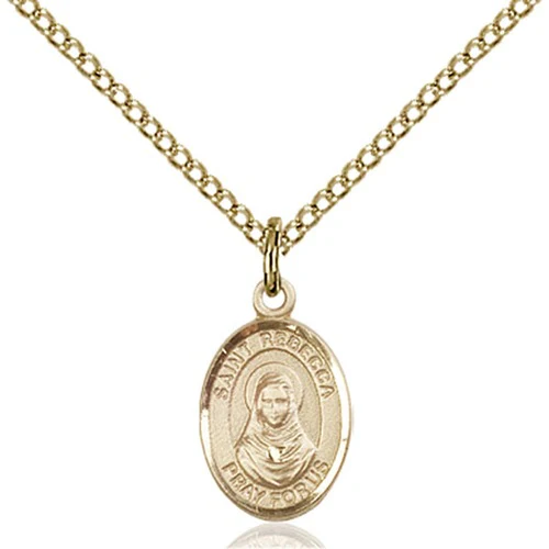 14kt Gold Filled St. Rebecca Petite Pendant