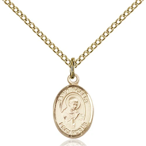 14kt Gold Filled St. Robert Bellarmine Petite Pendant
