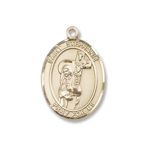 14kt Gold Filled St. Stephanie Pendant w/ Chain