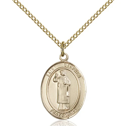 14kt Gold Filled St. Stephen the Martyr Pendant