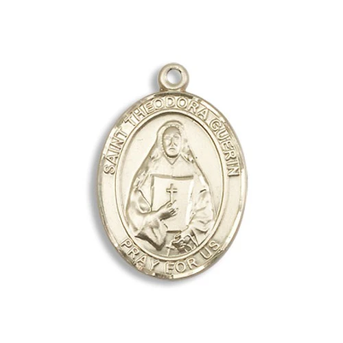 14kt Gold Filled St. Theodore Guerin Pendant w/ Chain