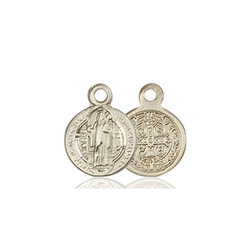 14kt Gold St. Benedict Medal - Image 2