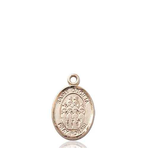 14kt Gold St. Cecilia / Choir Medal - Image 2