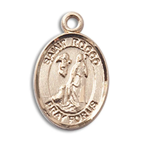 14kt Gold St. Rocco Medal