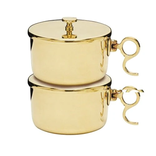 150 Host Brass Ciborium with Lid