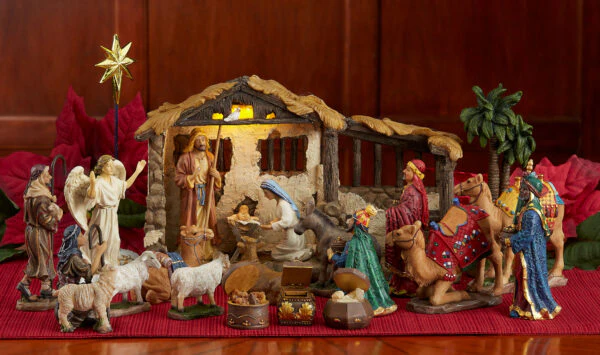 16-Piece Real Life Nativity - 14" Scale
