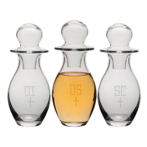 3 pc. Chrismal Set for Sacred Chrism Oil