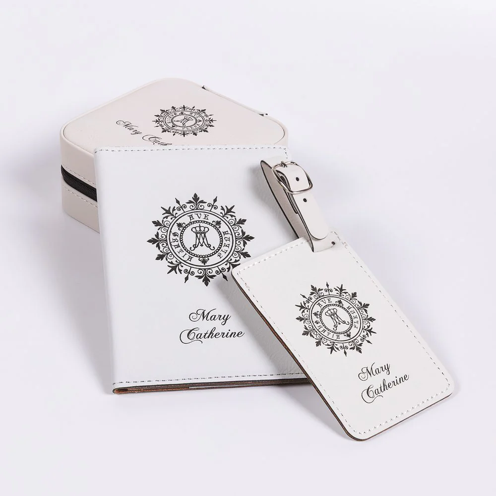 3 Piece Ave Maria Travel Set - Blue or White - Image 6