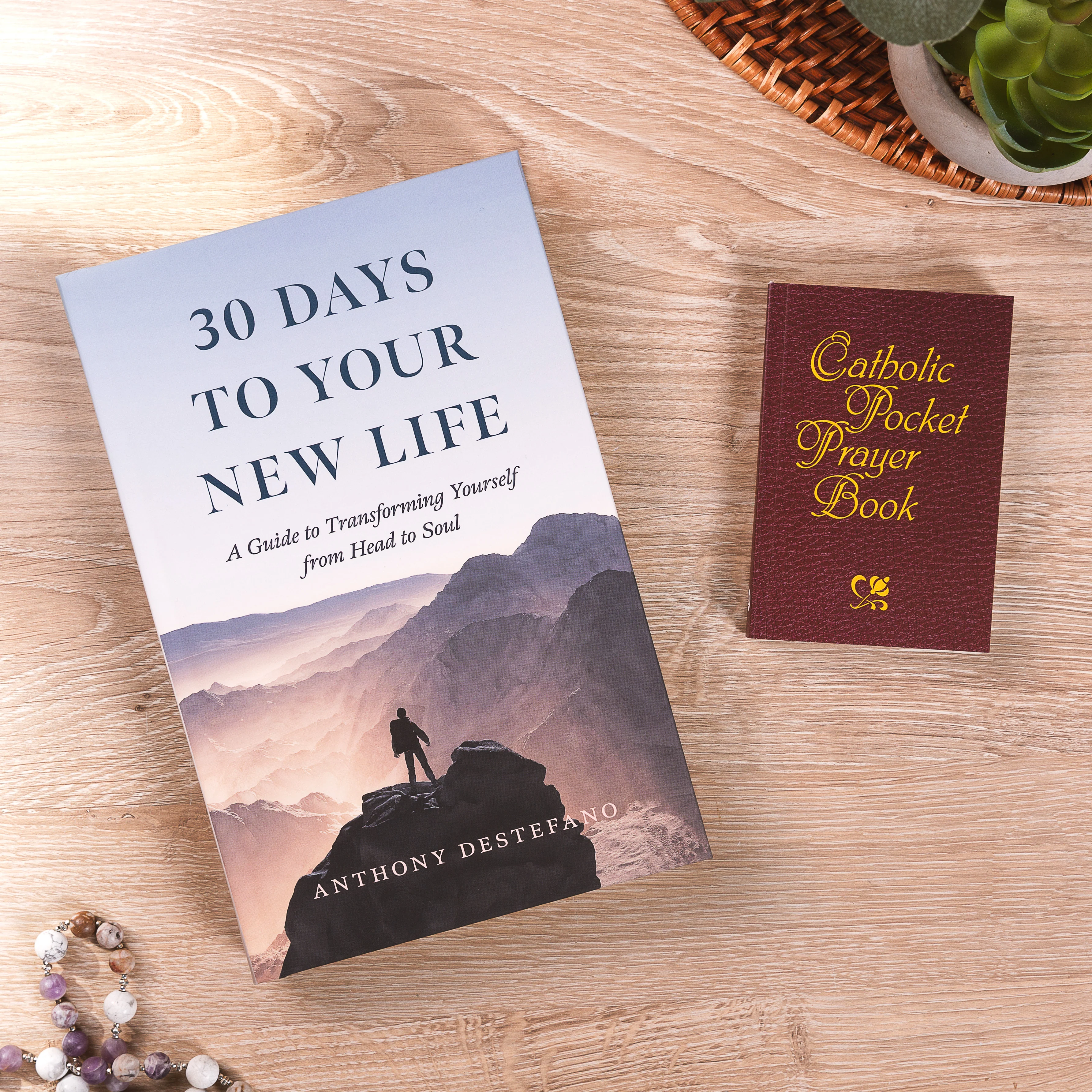 30 Days to Your New Life: A Guide to Transforming Yourself from Head to Soul & Catholic Pocket Prayer Book (2 Book Set)