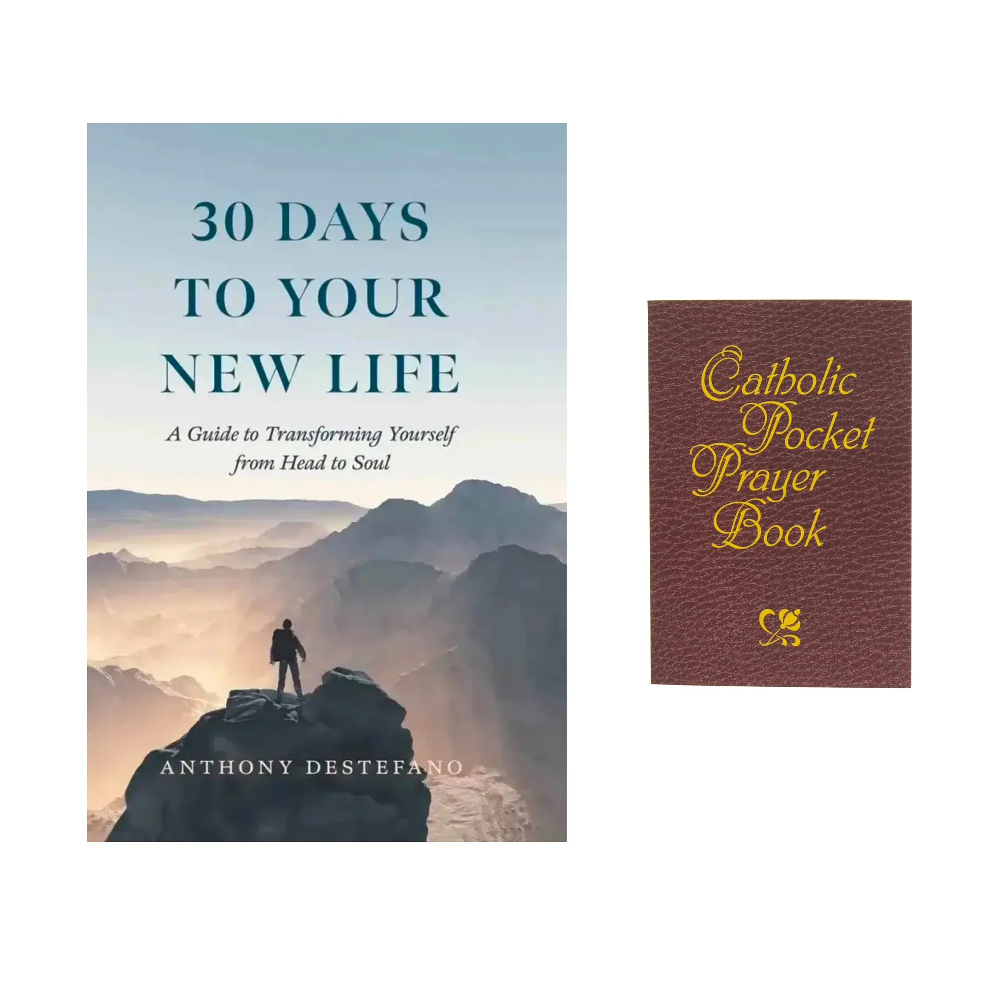 30 Days to Your New Life: A Guide to Transforming Yourself from Head to Soul & Catholic Pocket Prayer Book (2 Book Set) - Image 2