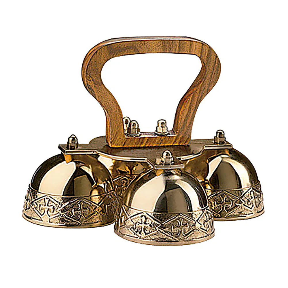 4-Bell Embossed Altar Bells - Image 2
