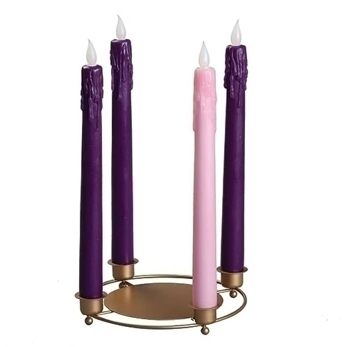 4 Taper Advent Candle Holder with Platform