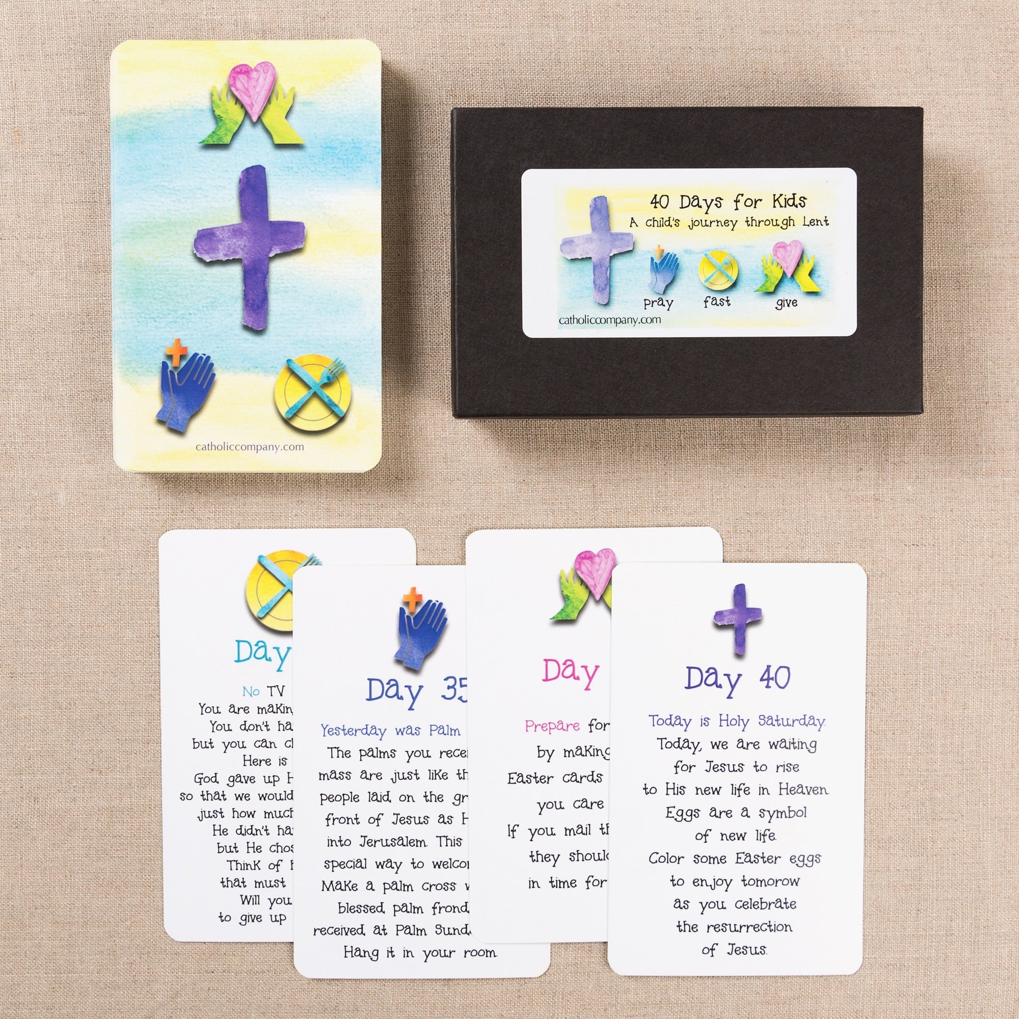 40 Days of Lent Family Card Pack - Image 2