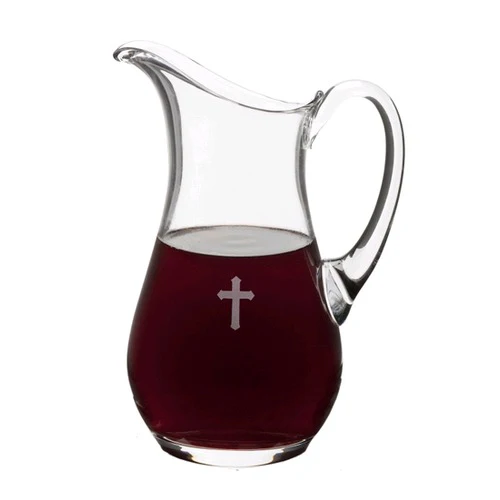 50 oz. Glass Flagon Communion Ware