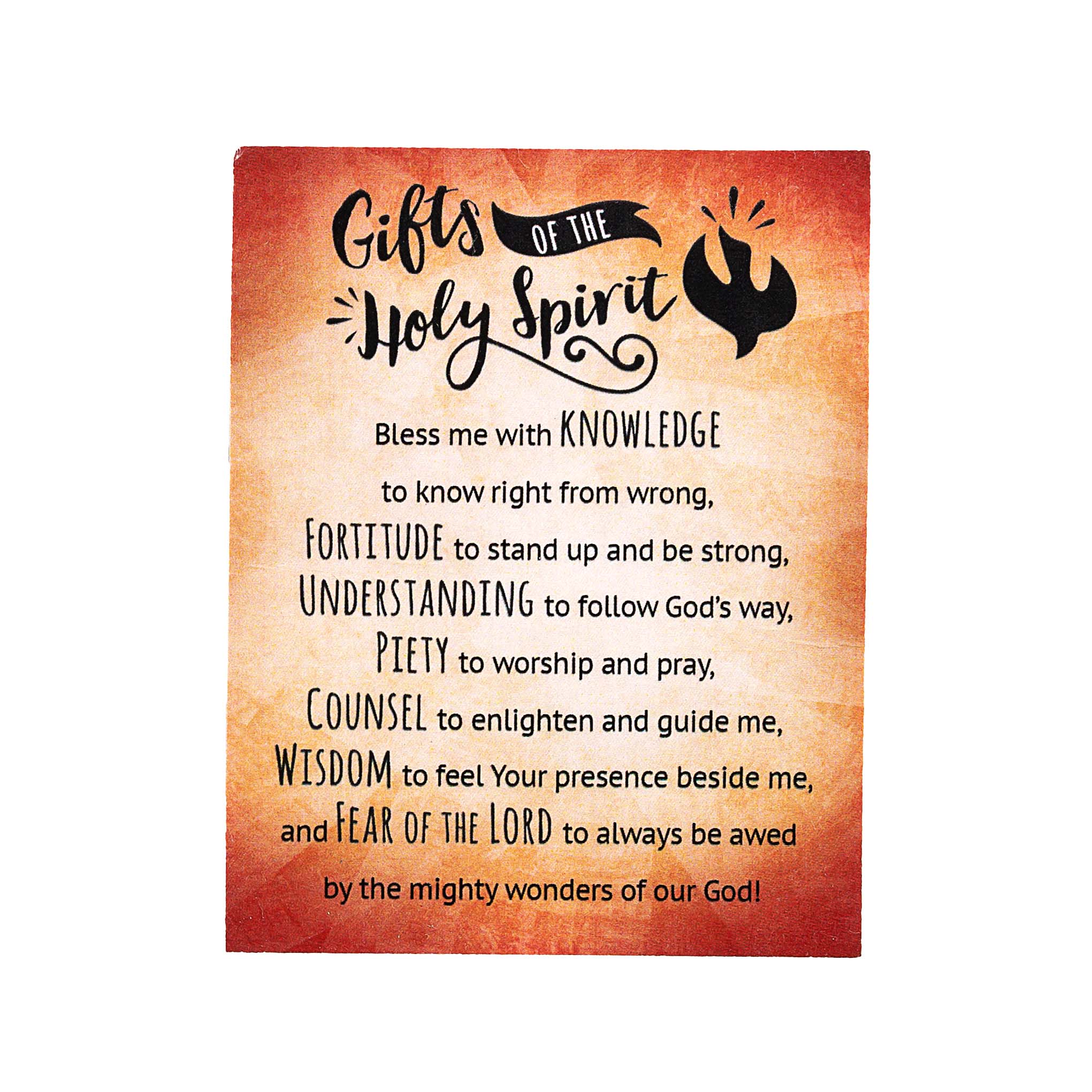 7 Gifts of Holy Spirit Stones in Drawstring Pouch - Image 2