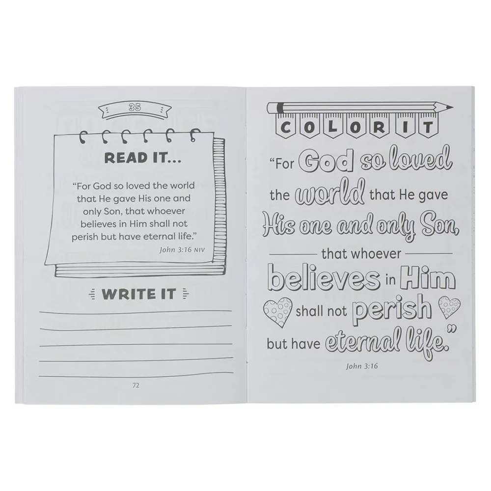 77 Bible Promises Every Kid Should Know - Memorization and Coloring Book. - Image 5
