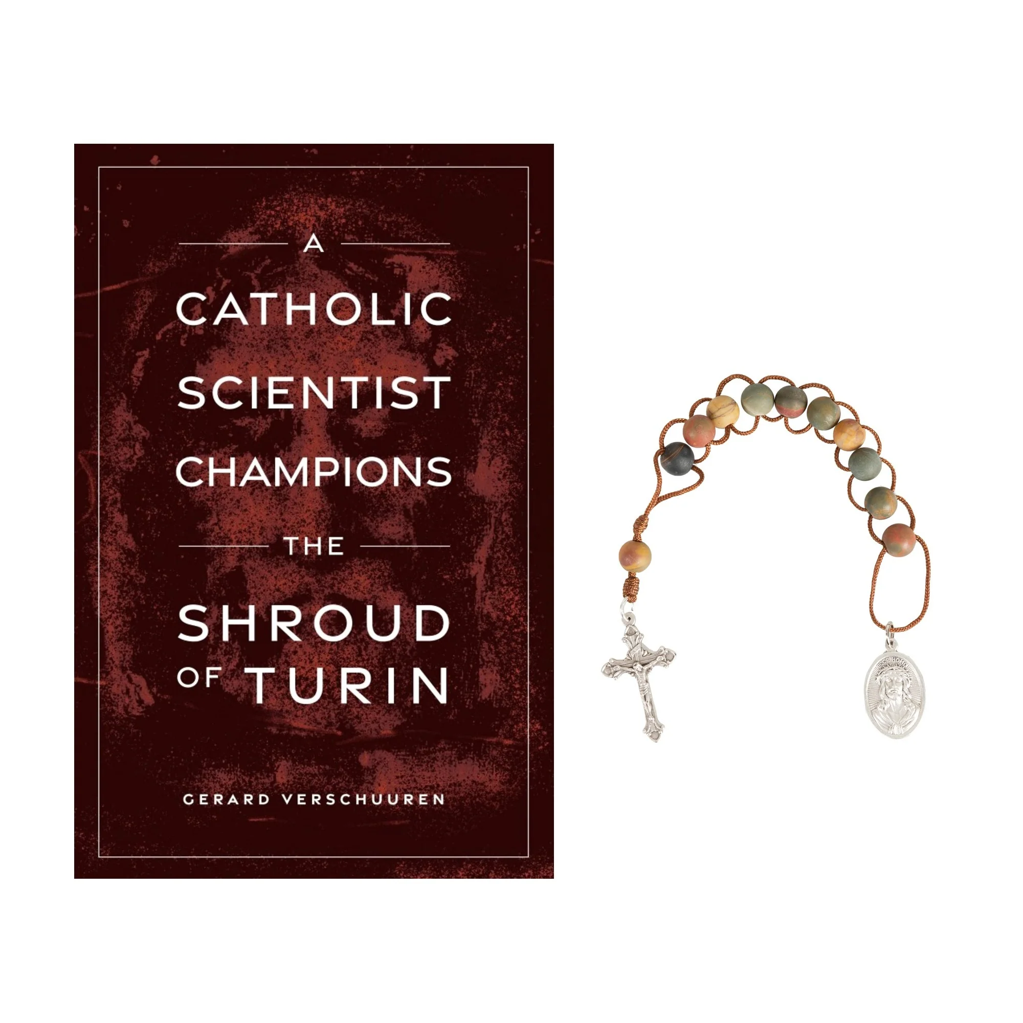 A Catholic Scientist Champions the Shroud of Turin & Ecce Homo Sacrifice Tenner Rosary (Gift Set) - Image 2