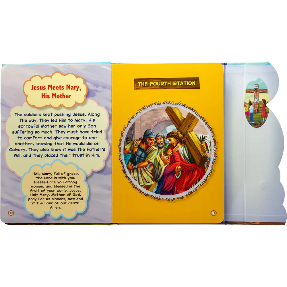 A Child's Way of the Cross Carry Along Board Book - Image 5