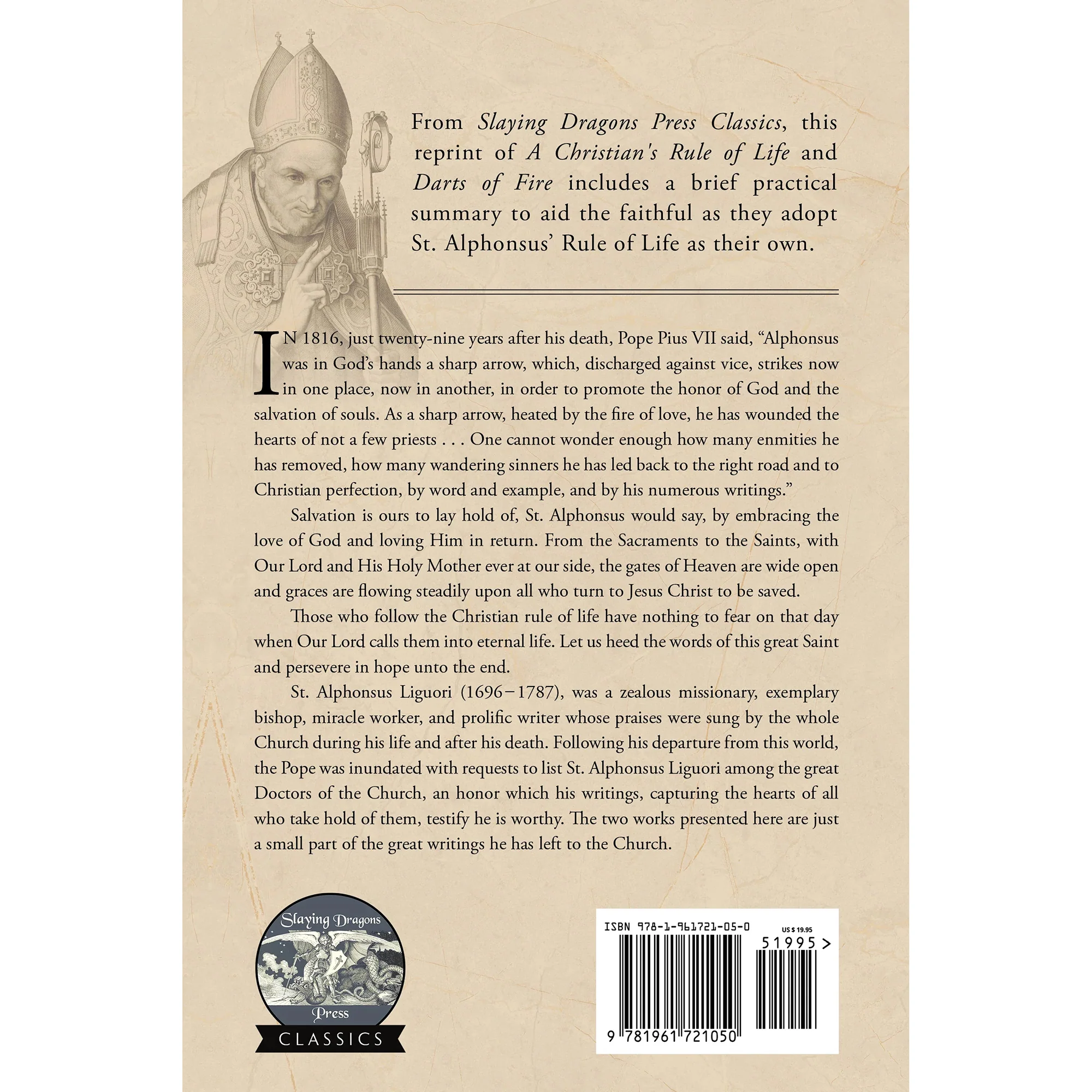 A Christian's Rule of Life (with Darts of Fire) - By St. Alphonsus Liguori - Image 2