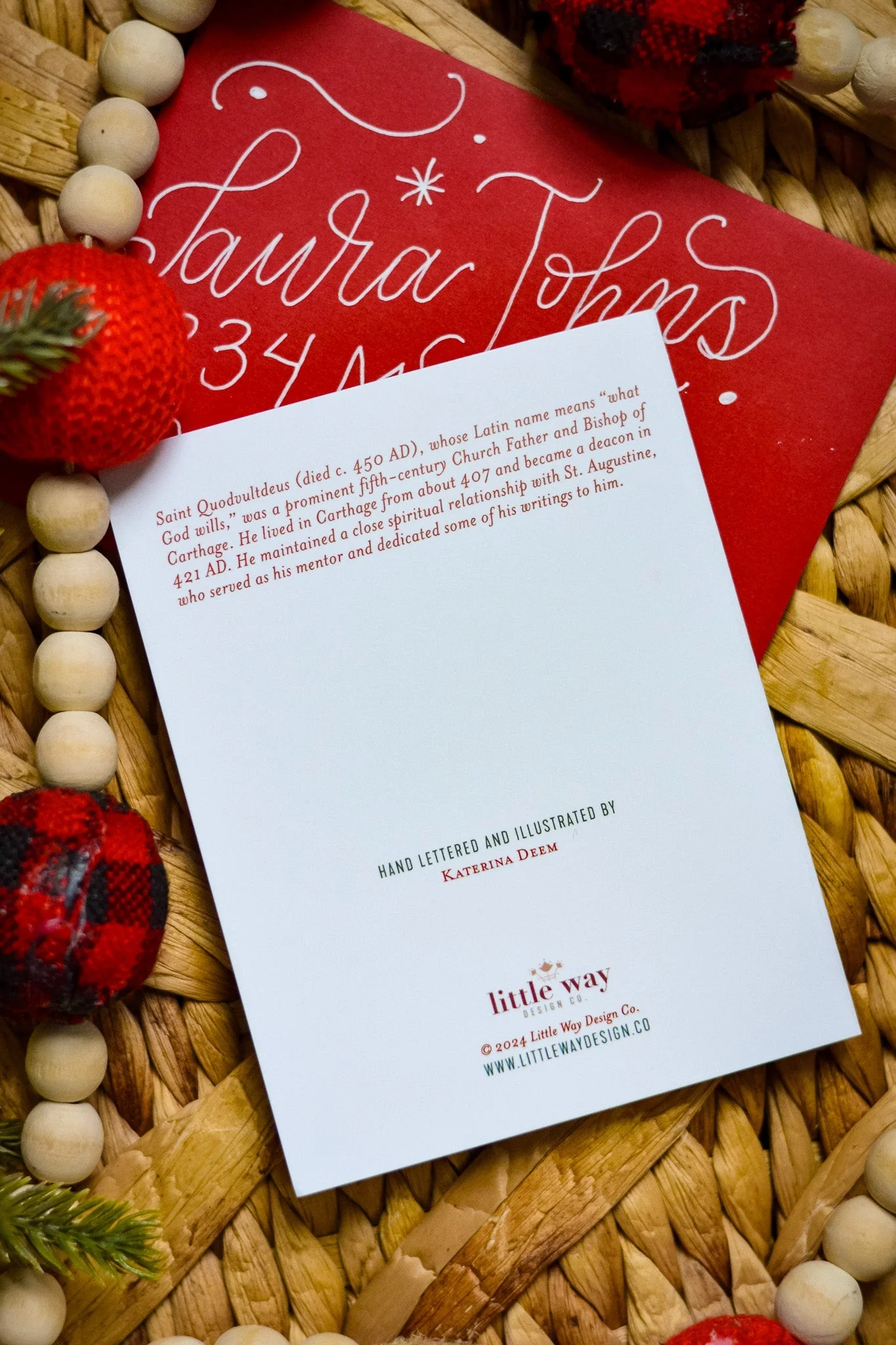 A Tiny Child is Born Christmas Card - Image 5