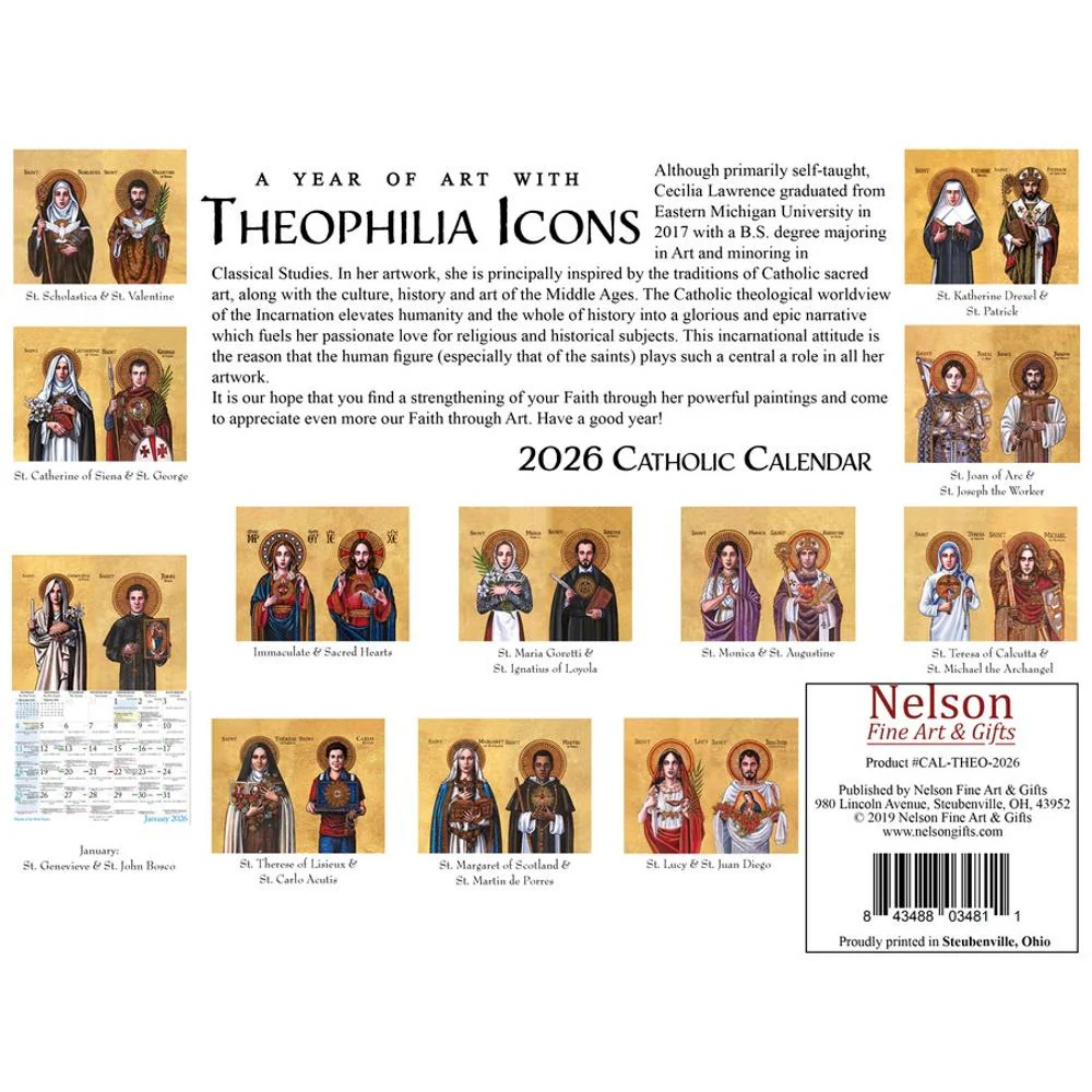 A Year with Theophilia Icons 2026 Catholic Liturgical Calendar - Image 4