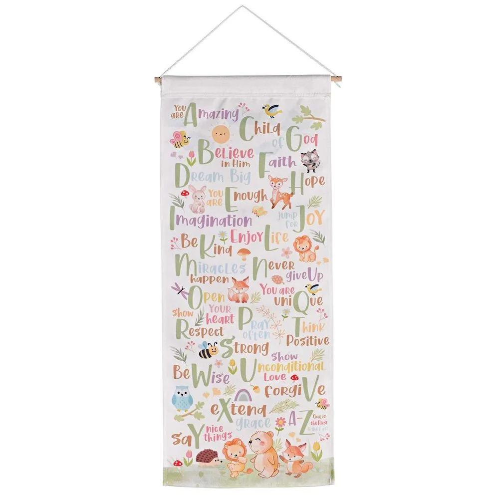 ABCs of Faith Kids Canvas Wall Hanger