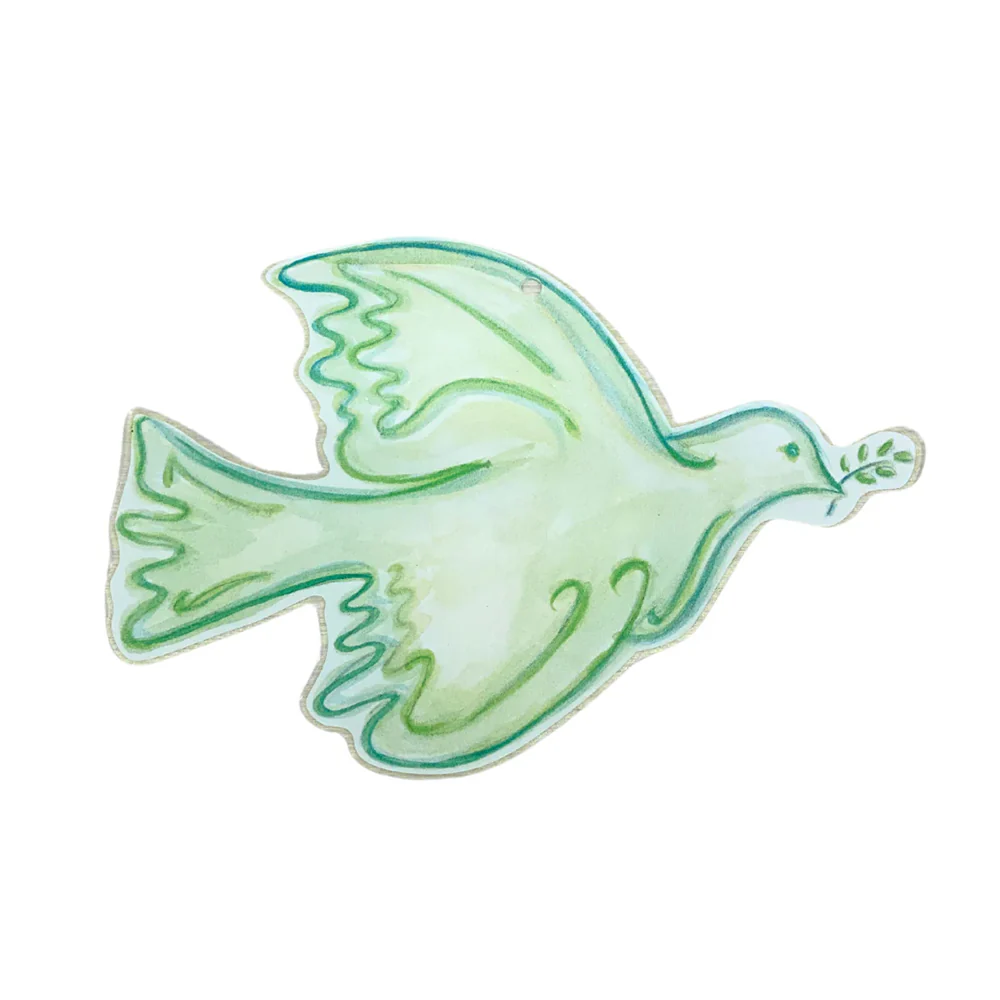 Acrylic Prayer Dove Ornament - 4" (H) - Image 3