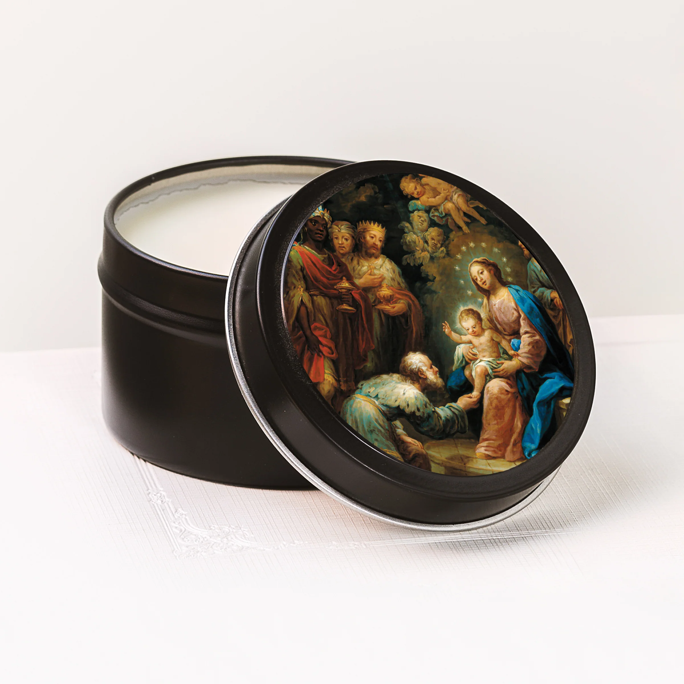 Adoration of the Magi Candle Tin - Image 2