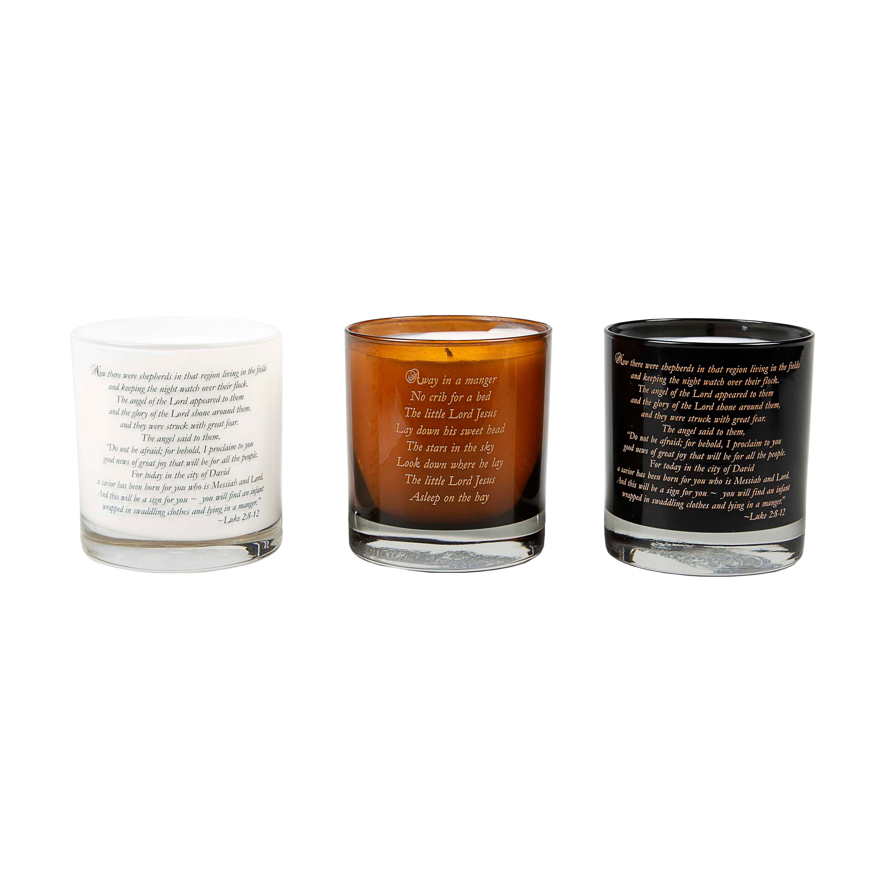 Adoration of the Shepherds Candles - 3 Candle Set - Image 3