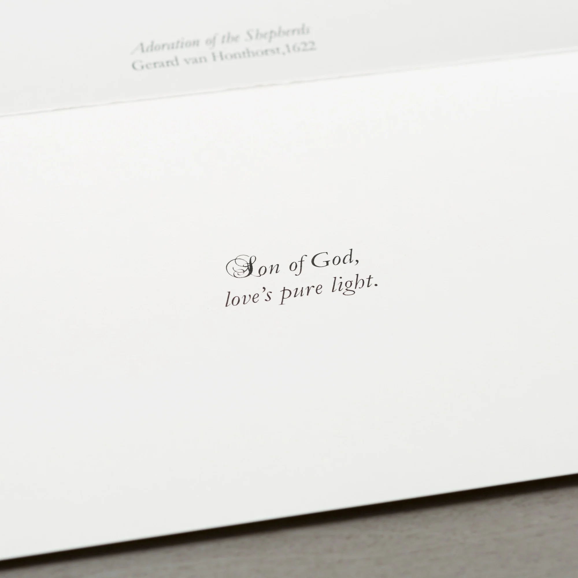 Adoration of the Shepherds Christmas Cards - Set of 20 - Image 2