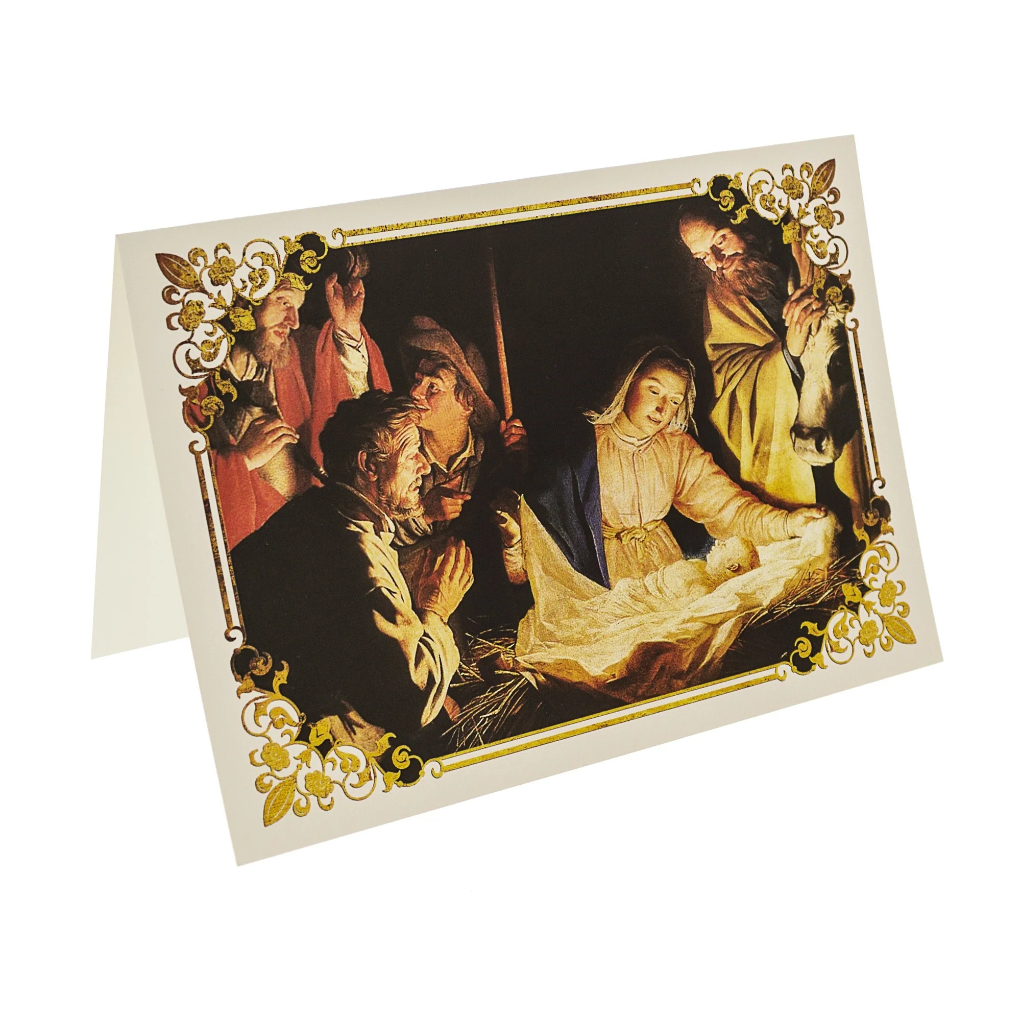 Adoration of the Shepherds Christmas Cards - Set of 20 - Image 4