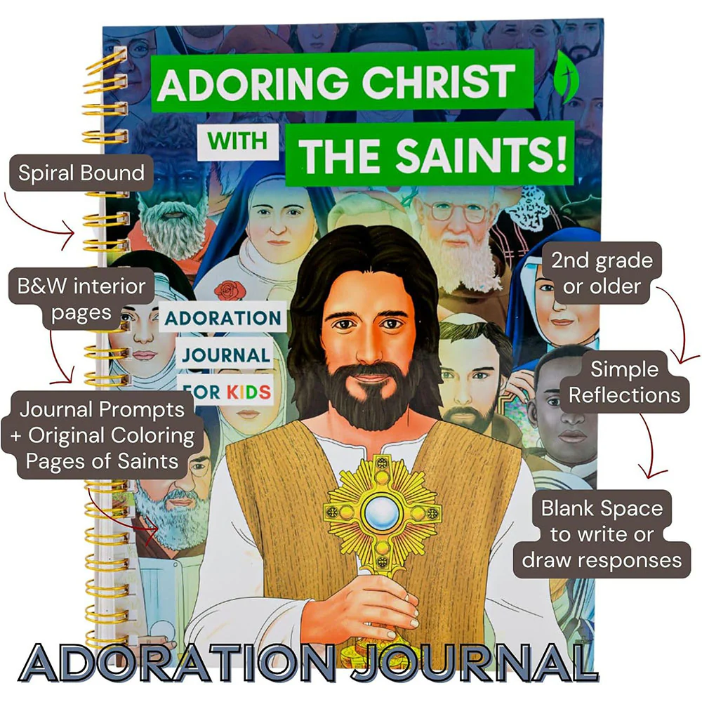 Adoring Christ with the Saints: Adoration Journal for Kids - Image 2