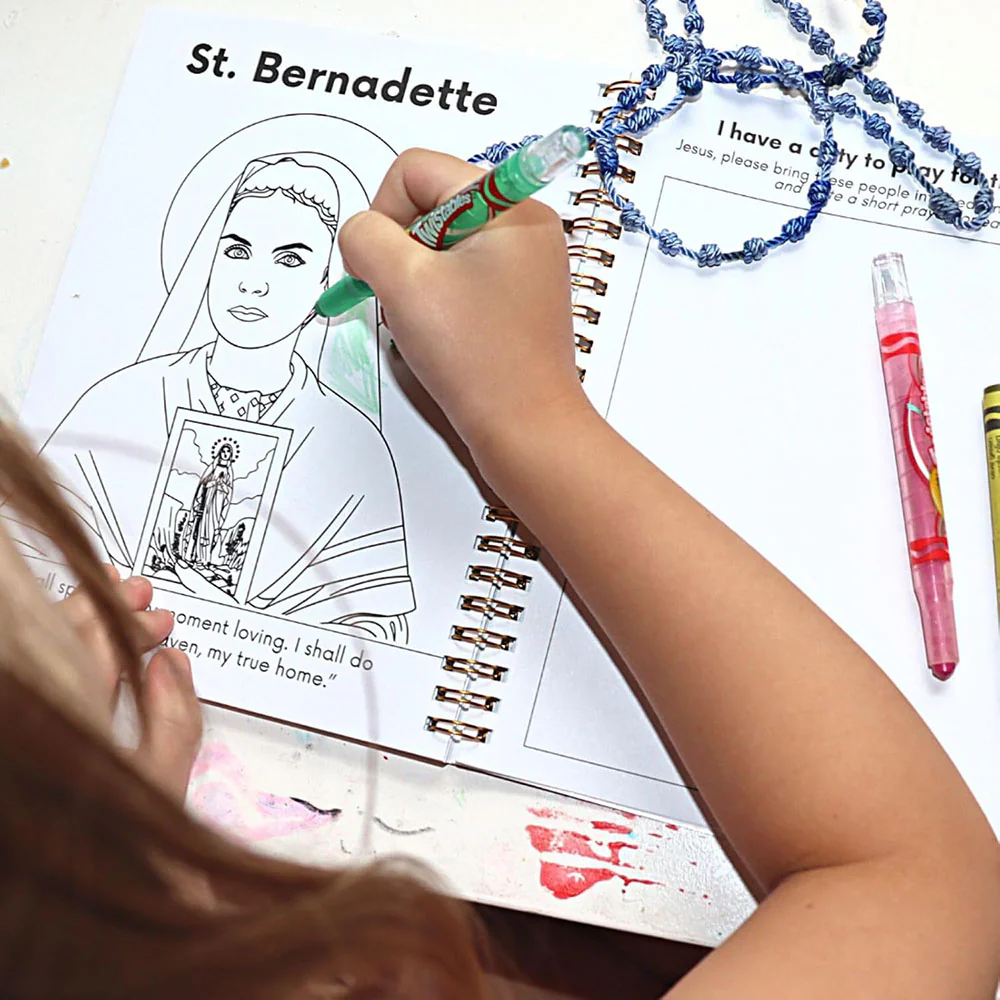 Adoring Christ with the Saints: Adoration Journal for Kids - Image 6
