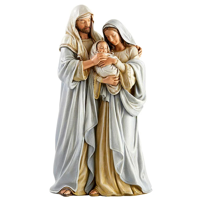 Adoring Holy Family Statue - 12" - Image 2