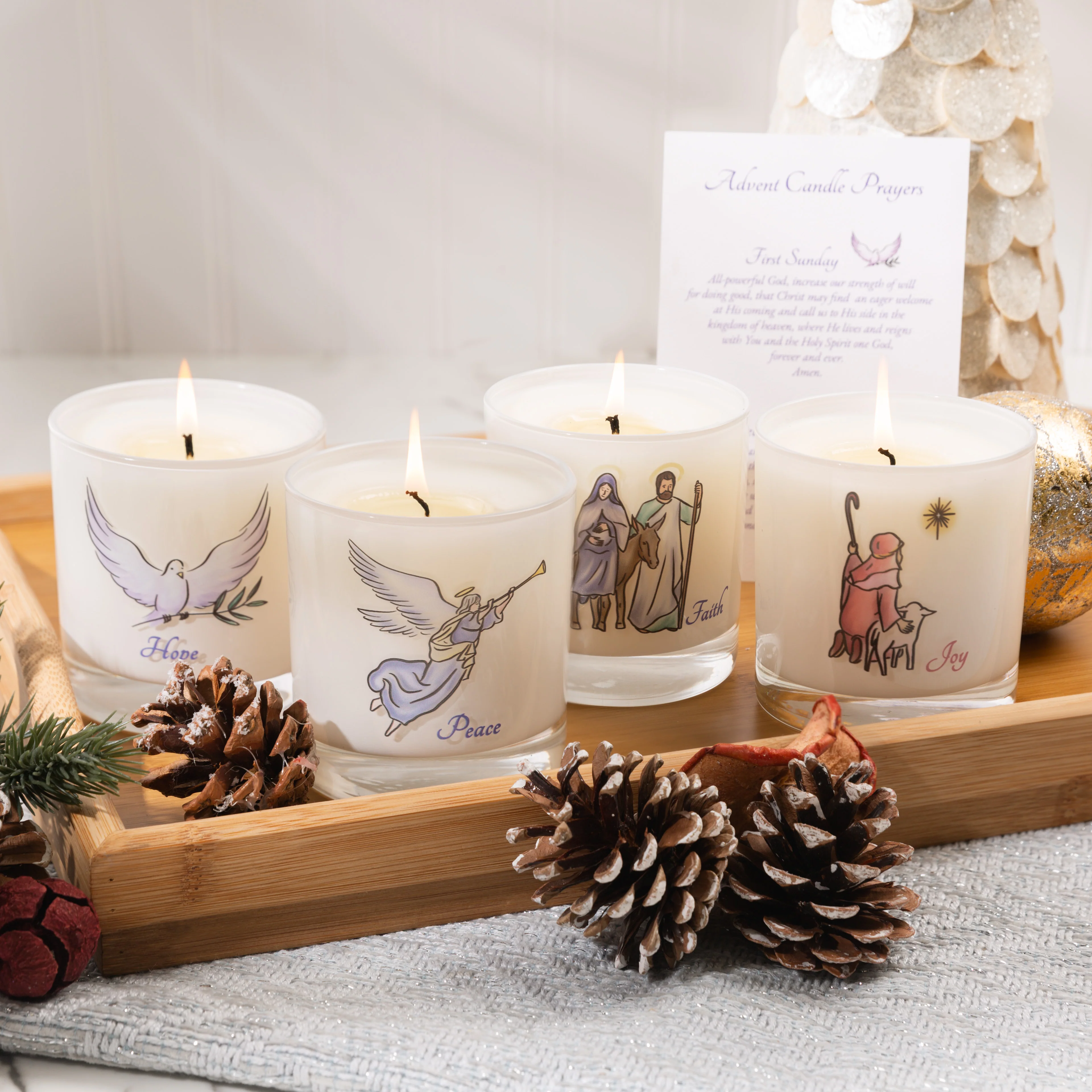 Advent Candles - Set of 4 - Image 3
