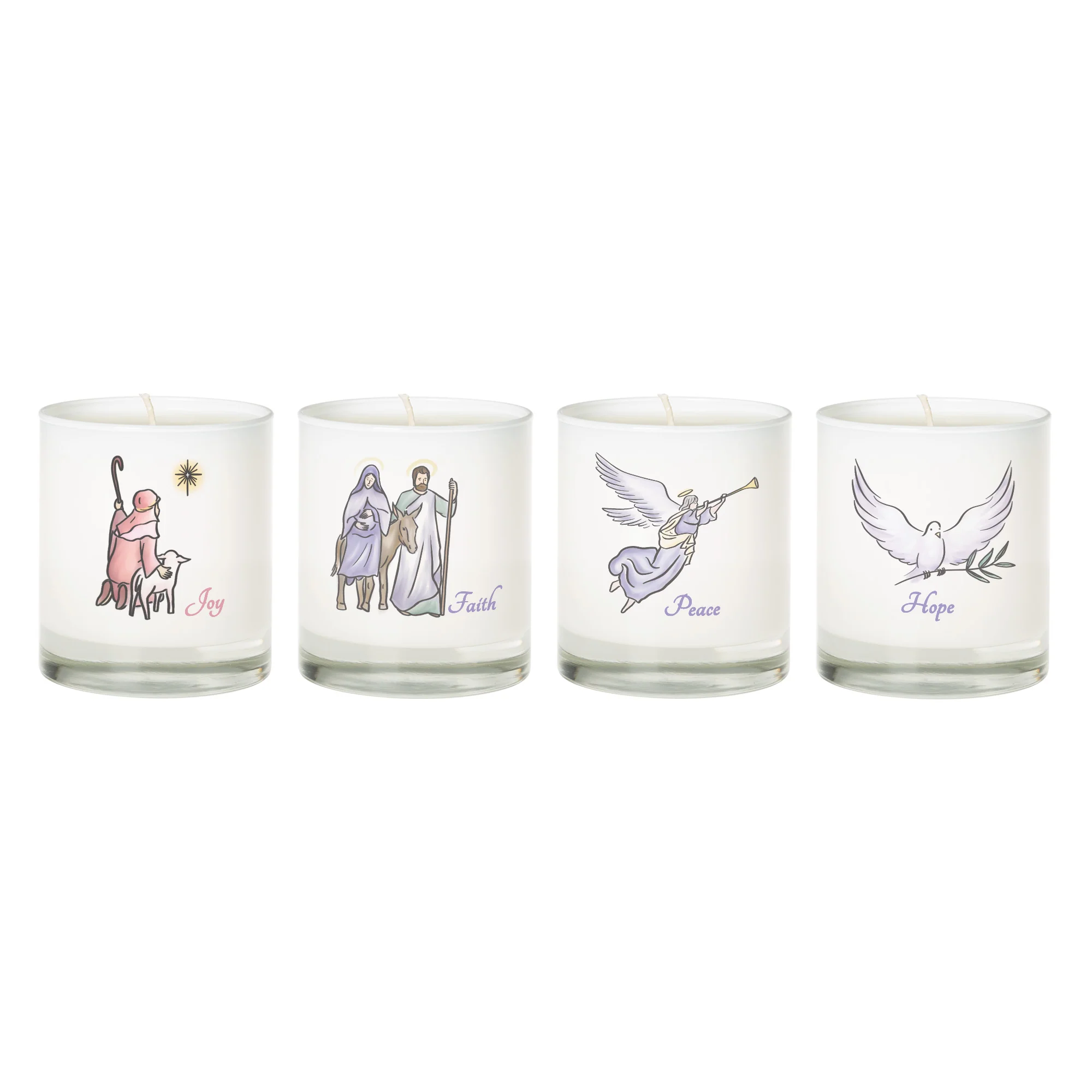 Advent Candles - Set of 4 - Image 4