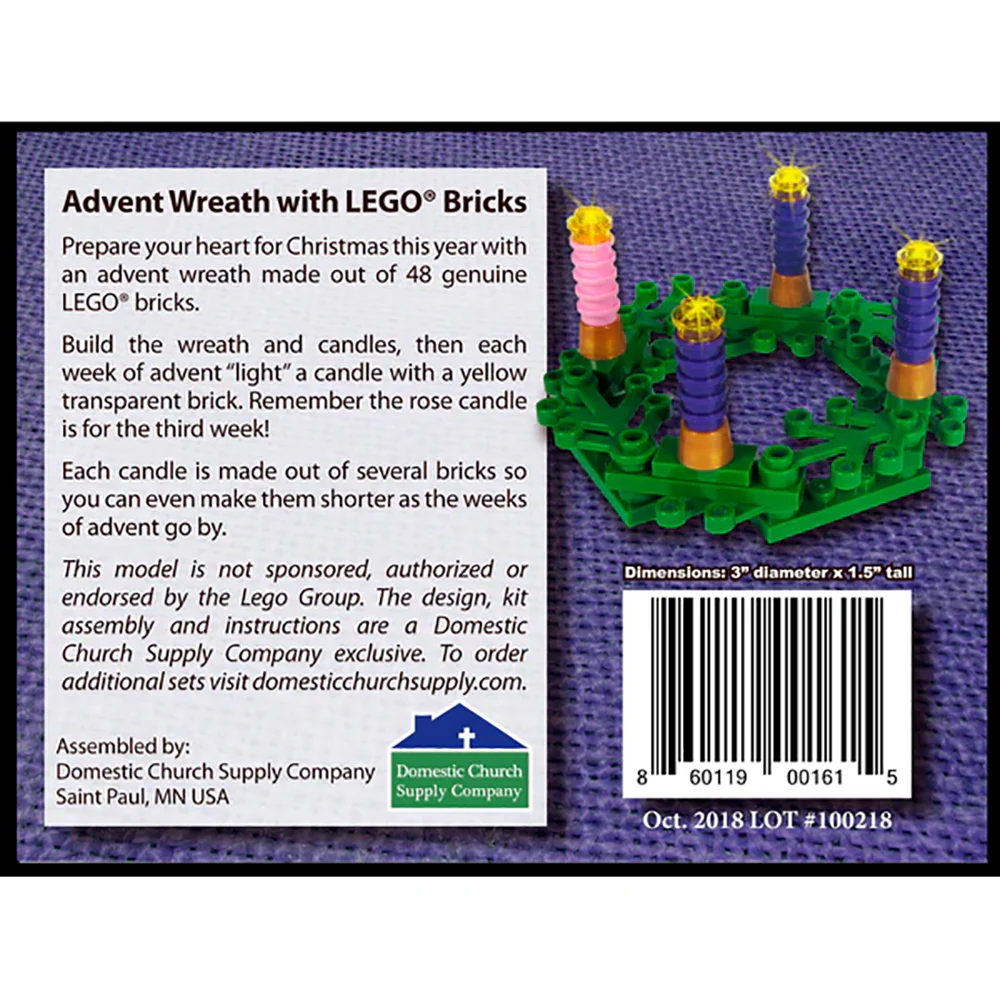 Advent Wreath Lego Set - Image 2