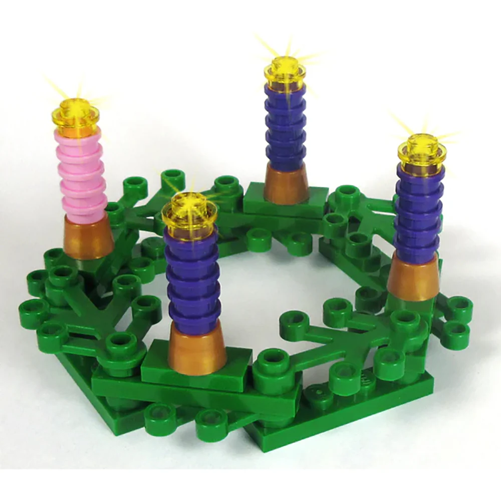 Advent Wreath Lego Set - Image 4