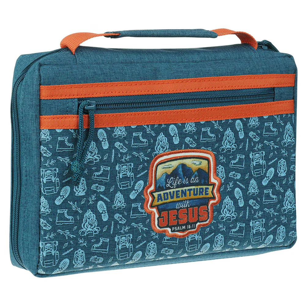 Adventure with Jesus Teal Kids Bible Cover - Image 3