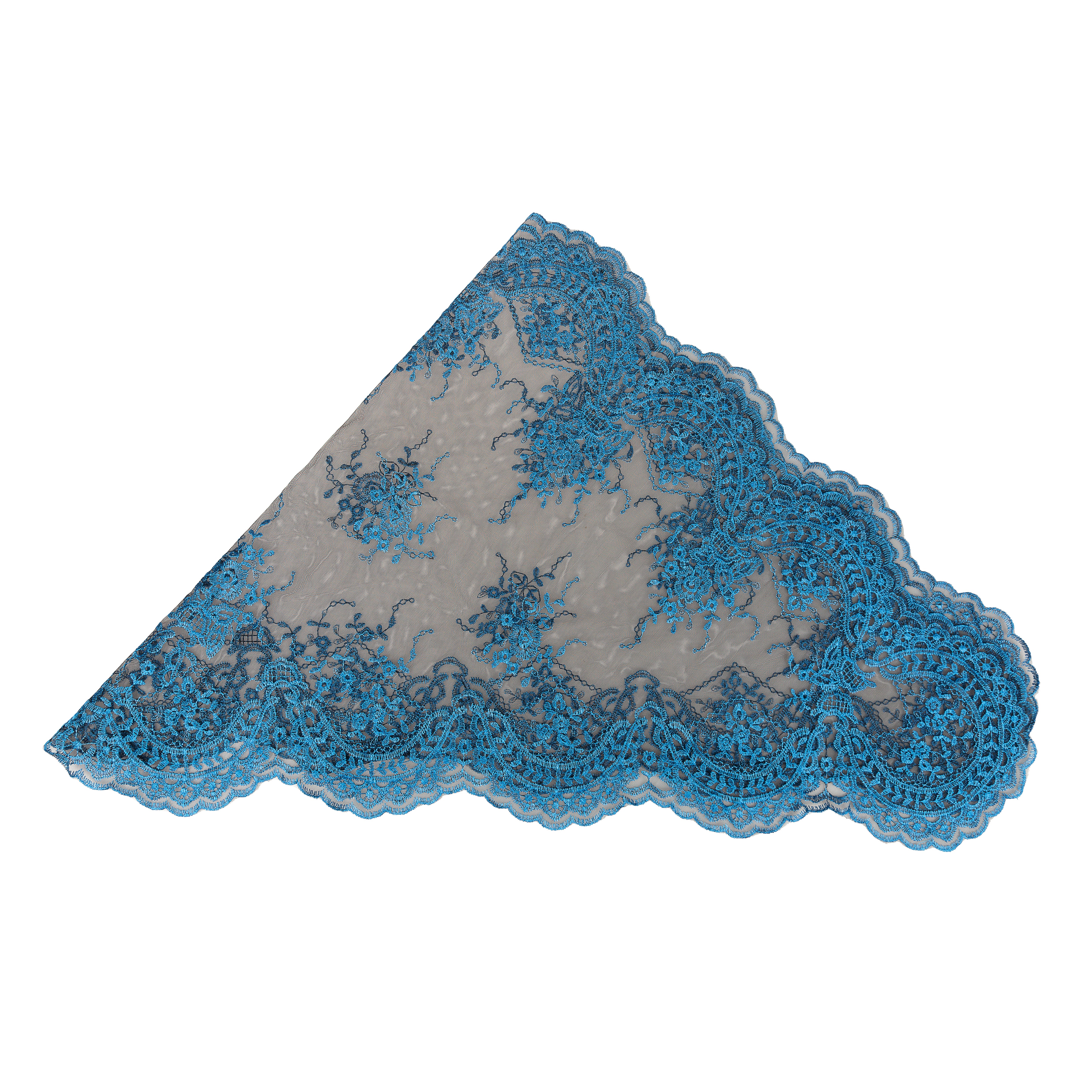 Albanico Spanish Lace Chapel Veil - Multiple Colors - Image 10